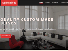 Tablet Screenshot of derby-blinds.co.uk